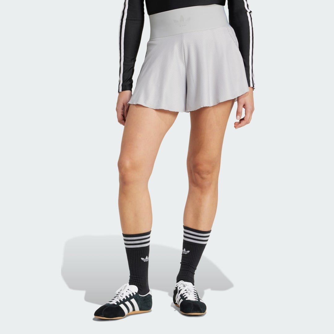 Къси панталони adidas Performance Waistband Mesh Shorts Сиво | JJ0913, 0