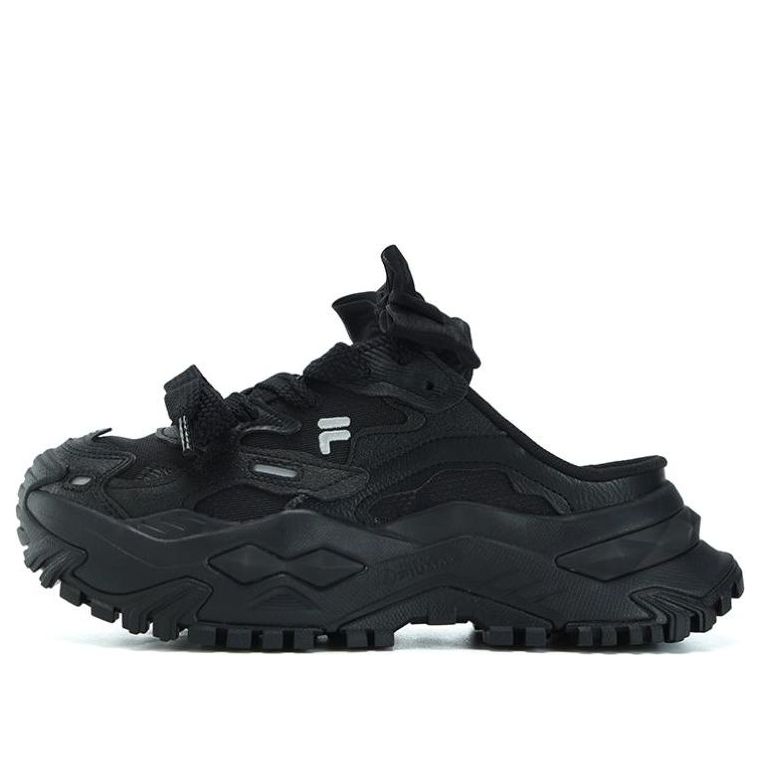 Кецове и обувки FILA Fusion Bianco Mule Черно | T12W331302FBK, 0