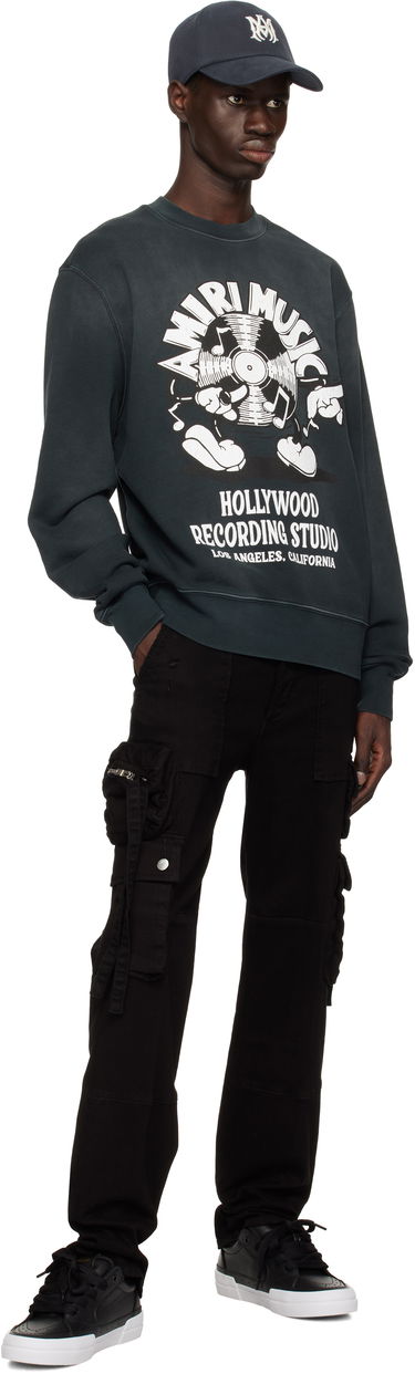 Суитчър AMIRI Amiri Music Record Sweatshirt Сиво | AMJYCW1062, 3