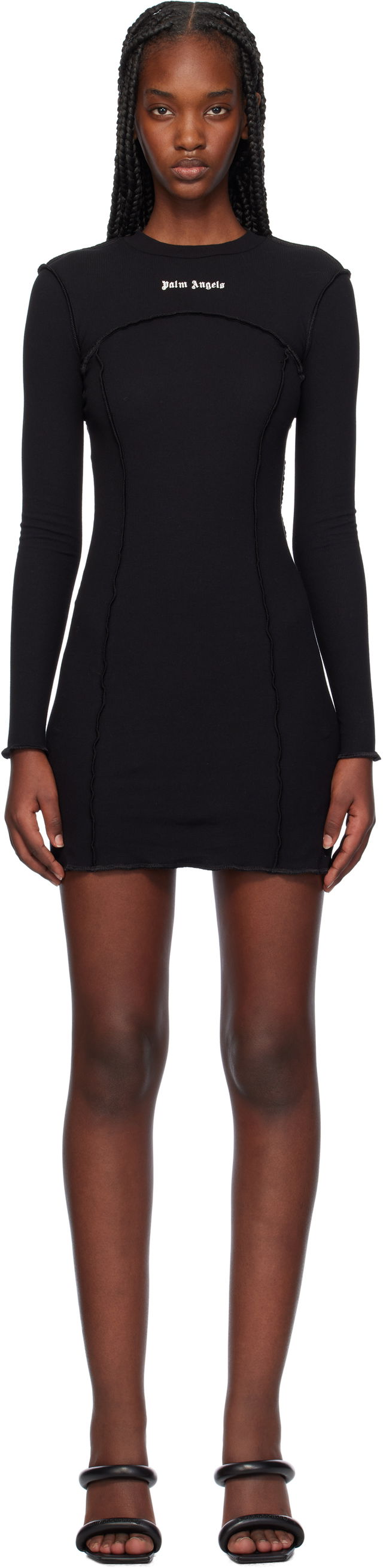 Logo Rib Mini Dress