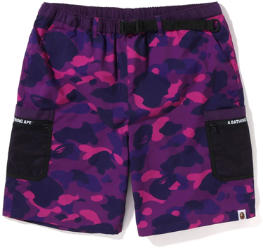 Къси панталони BAPE Color Camo Mesh Pocket Shorts Лилаво | 001SI301007M, 0