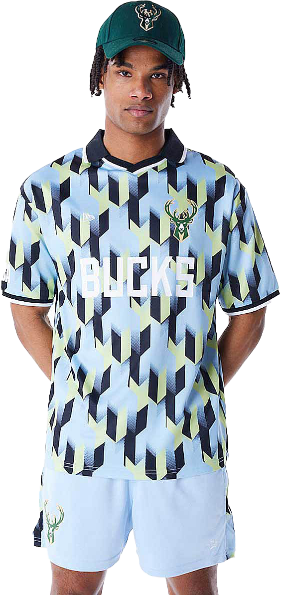 Milwaukee Bucks Patterned Soccer Jersey