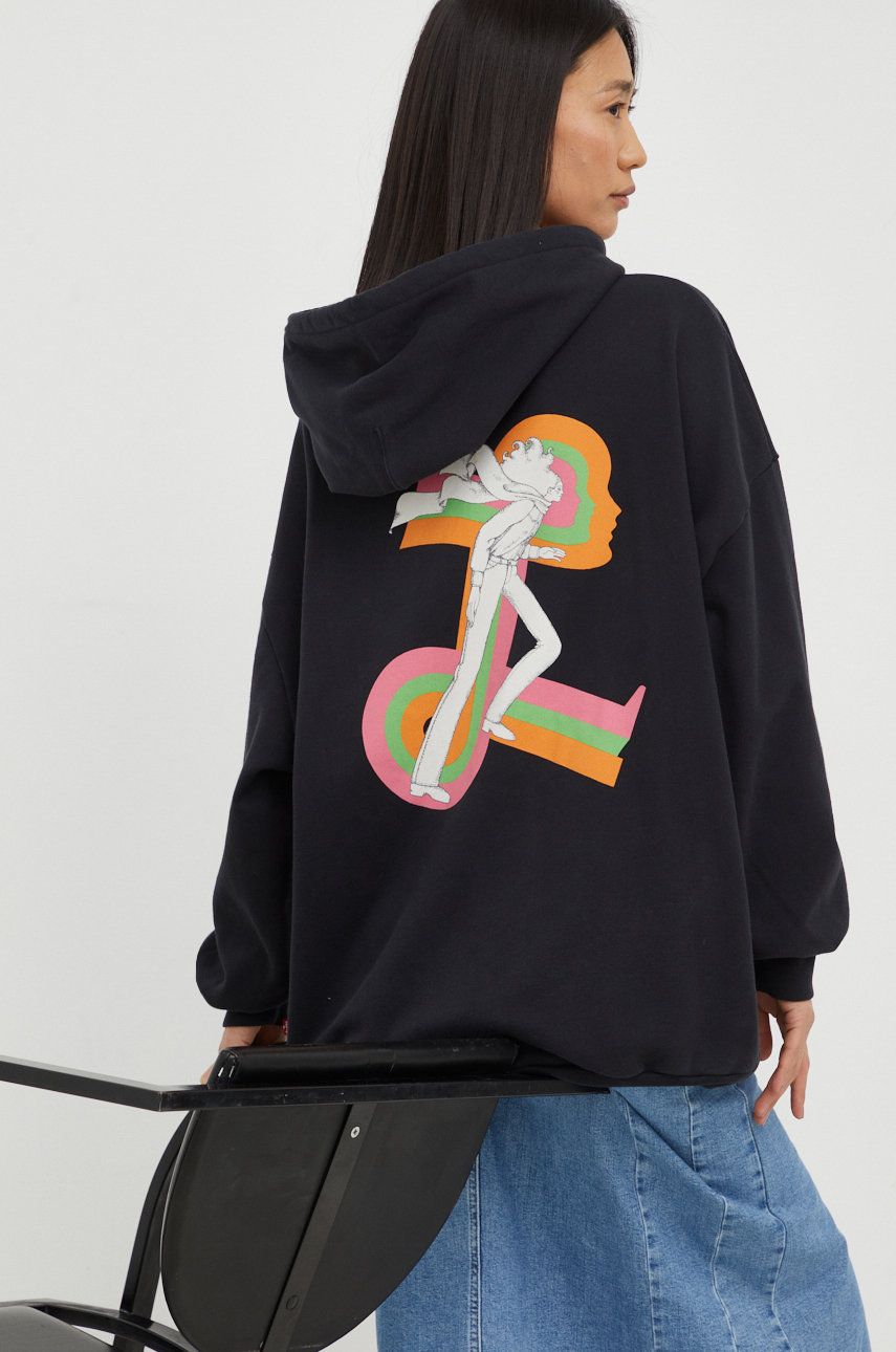 Суитчър Levi's ® Prism Hoodie Oversize Черно | A0801.0032, 0