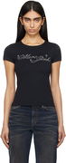 Marc Jacobs Charm Logo Shrunken T-Shirt
