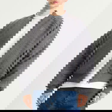 Яке бомбър adidas Originals Reversible Textured Bomber Jacket Сиво | KR7618, 2