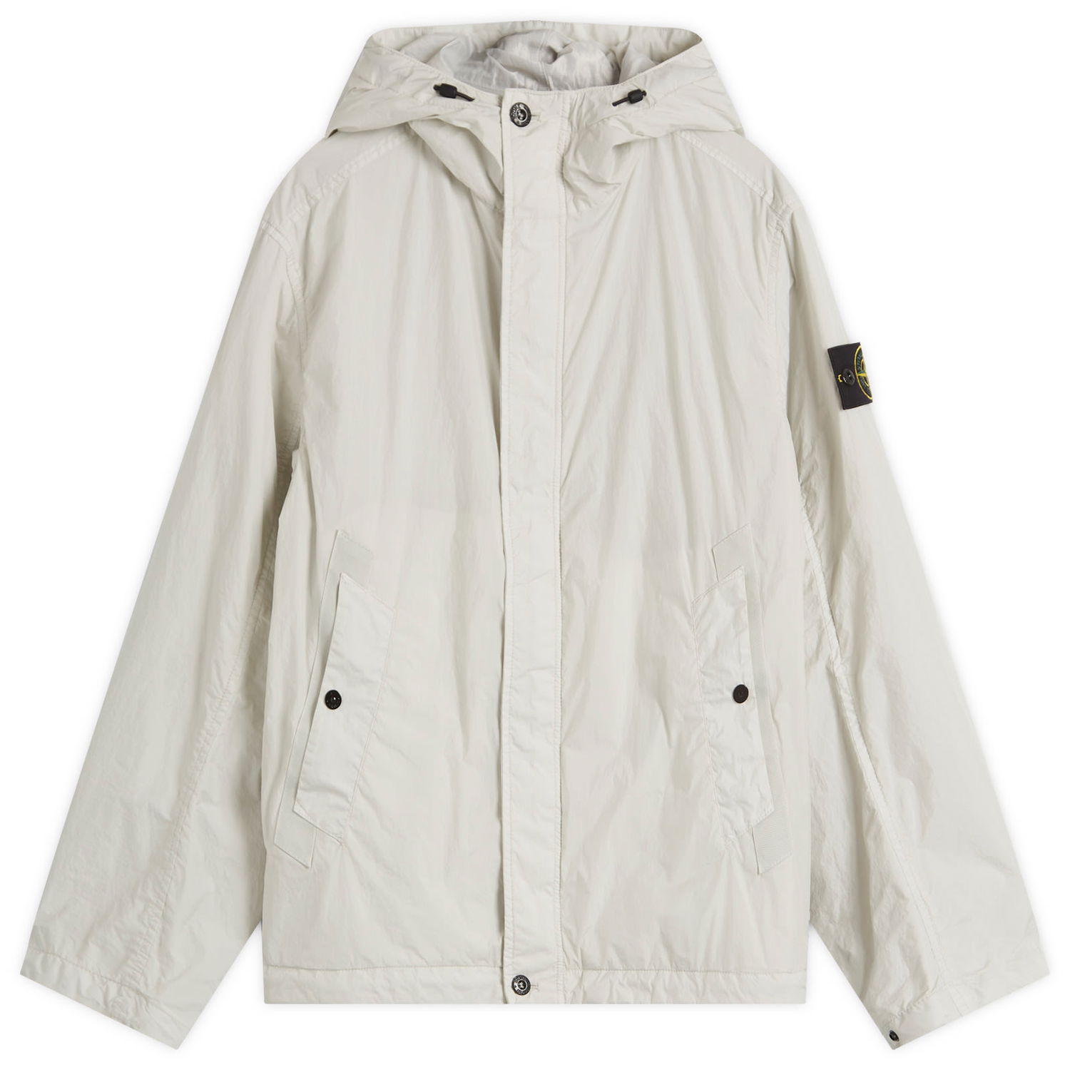 Ветровка Stone Island Crinkle Reps Hooded Jacket Бяло | K1S154100092-V0041, 1