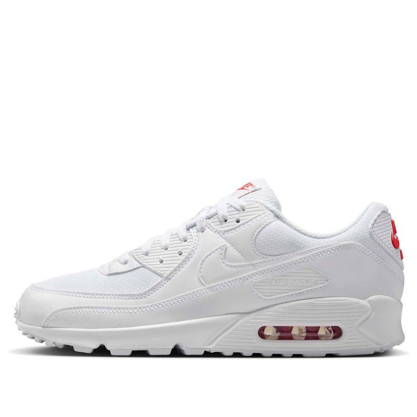 Кецове и обувки Nike Air Max 90 'White Light Crimson' Бяло | DM0029-118