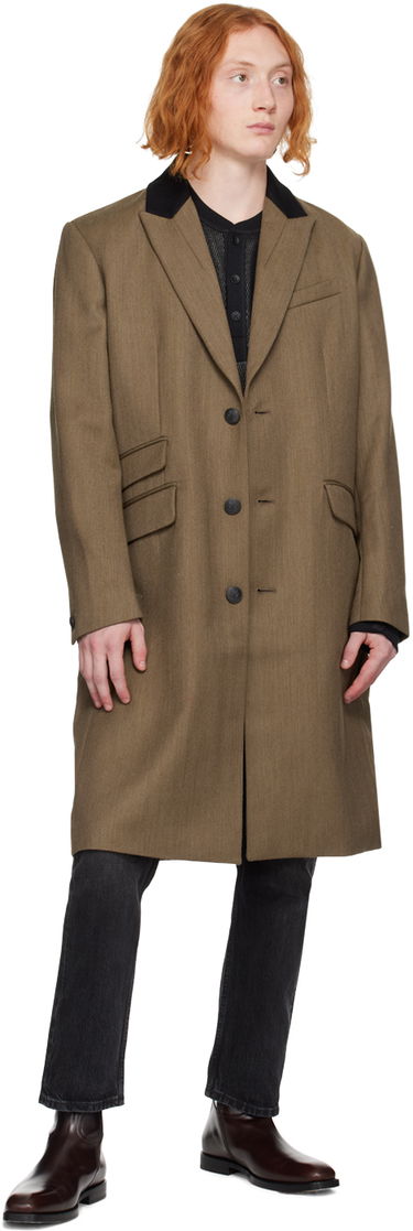 Палта rag & bone Cambridge Wool-Blend Overcoat Кафяво | MBW22H2336AMML, 3
