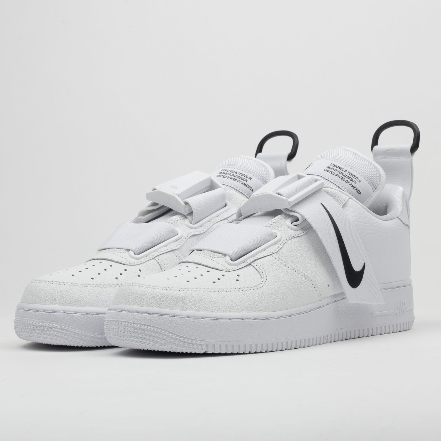 Кецове и обувки Nike Air Force 1 Utility ''White Black'' Бяло | AO1531-101, 1