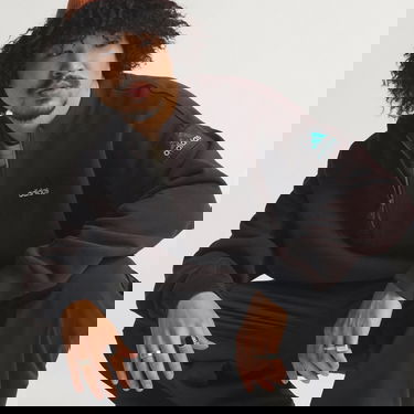 Суитчър adidas Performance Equipment Blocked Half-Zip Sweatshirt Кафяво | KE1352, 0