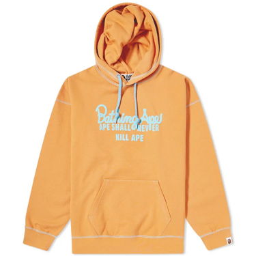 Суитчър BAPE Colour Stitching Oversized Pullover Hoody Оранжево
 | 001PPI302005L-ORG, 1