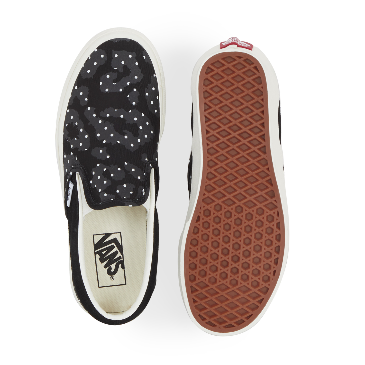 Кецове и обувки Vans Slip-on Leopard Polkadot Черно | VN0A5JMHBA21, 1