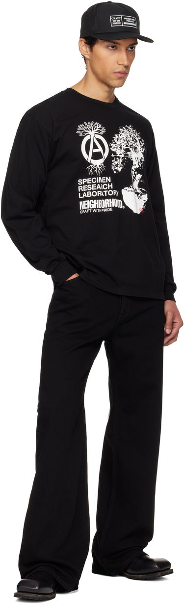 Тениска Neighborhood SRL Long Sleeve T-shirt Черно | 252PCNH-LT19, 3