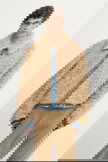 Яке DAILY PAPER Reversible Fur Jacket Oversize Бежово | 2521018, 0