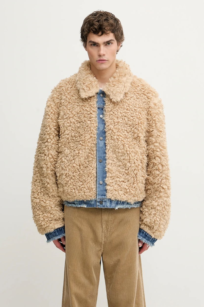 Яке DAILY PAPER Reversible Fur Jacket Oversize Бежово | 2521018