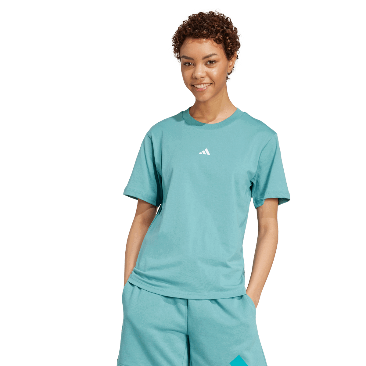 Тениска adidas Originals Sports T-Shirt Тюркоазено | JY4964, 0