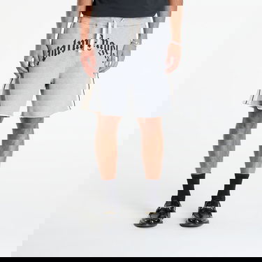 Къси панталони Palm Angels Palm Angels Curved Logo Track Sweatshorts Сиво | PMCI026F25FLE0010810, 0