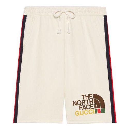 Къси панталони Gucci THE NORTH FACE Collaboration Cotton Shorts Бежово | 651727-XJDIP-9756