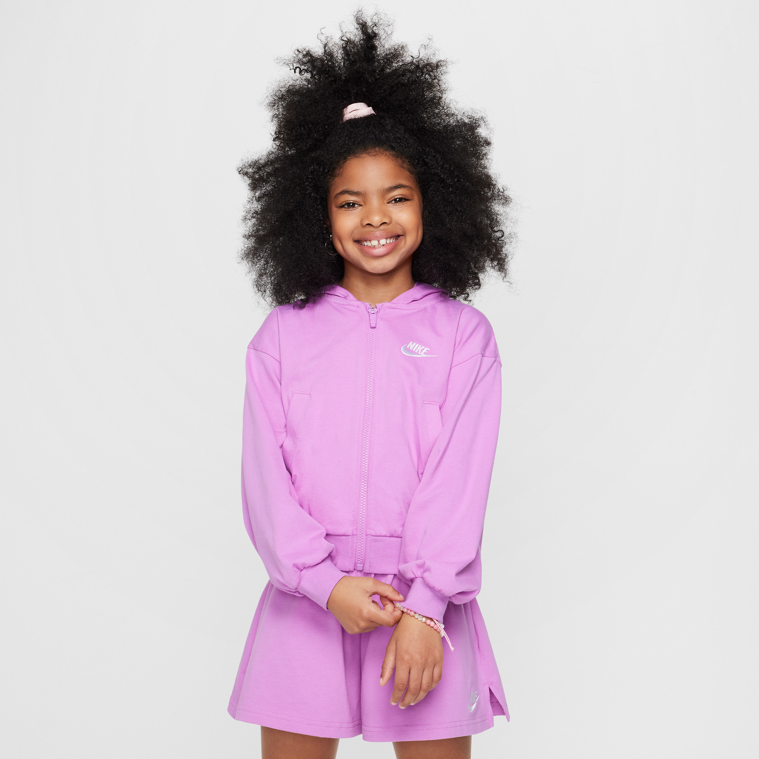 Комплект Nike Nike Sportswear Full-Zip Hoodie Лилаво | FN8595-532, 1