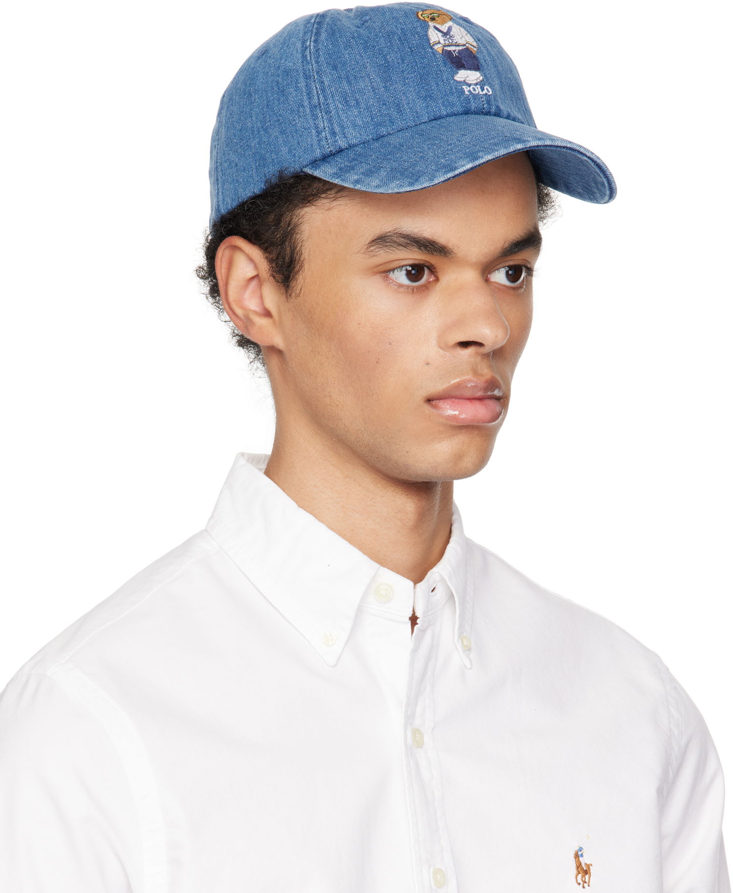 Шапка с козирка Polo by Ralph Lauren Ralph Lauren Embroidered Denim Cap Синьо | 710969639001, 1