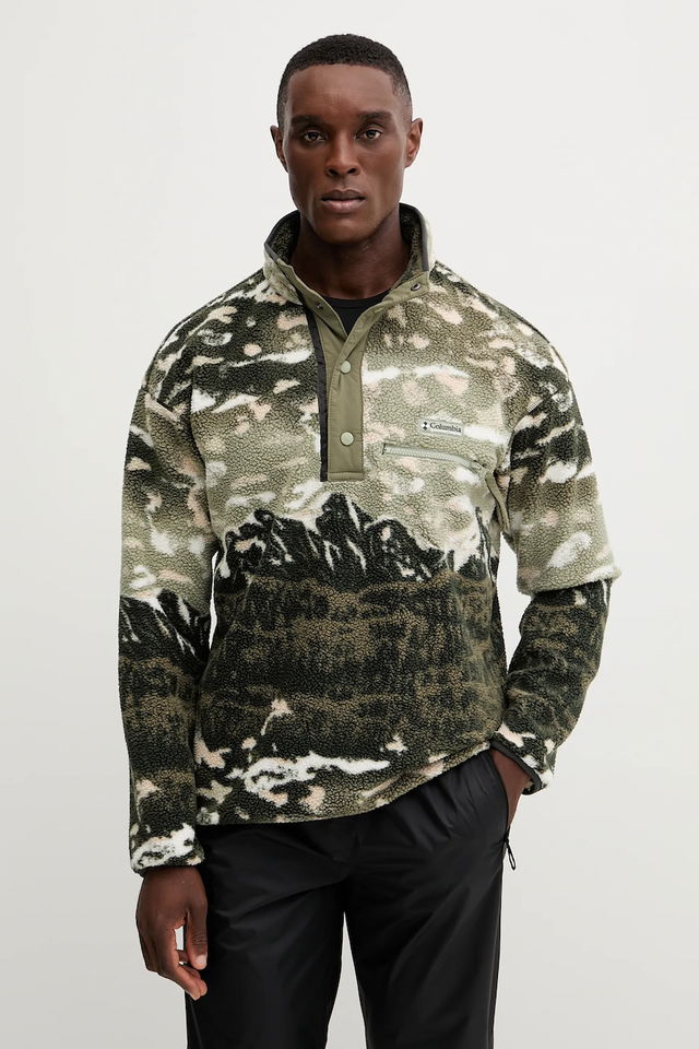 Helvetia II Mountain Graphic Quarter-Snap Fleece