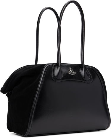 Голяма пазарска чанта Vivienne Westwood Vivienne Westwood Shirley Holdall Tote Черно | 4701000CW-C006J-, 1