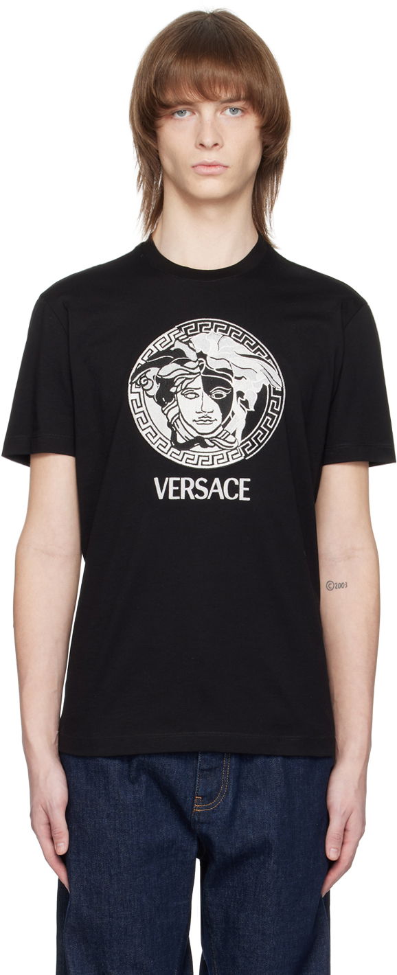 Тениска Versace Medusa T-Shirt Черно | 1006984 1A04967, 0