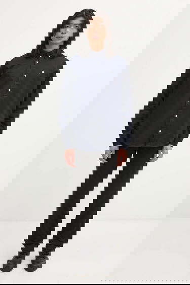 Риза Carhartt WIP WIP Long Sleeve Cotton Madison Shirt, Regular Fit, Classic Collar Тъмно синьо | I023339.0COXX, 4