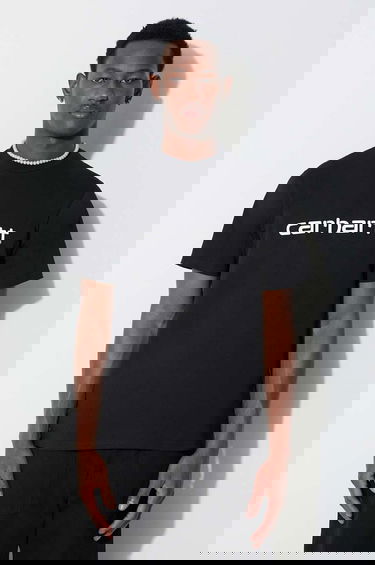 Тениска Carhartt WIP Script T-Shirt TREEHOUSE Черно | I031047, 0