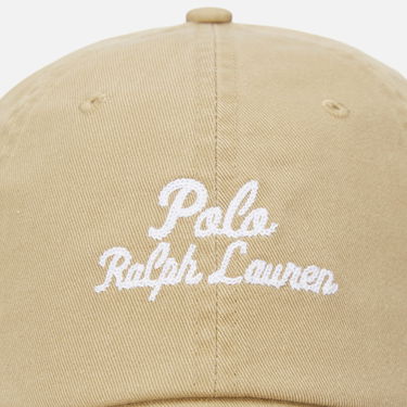 Шапка с козирка Polo by Ralph Lauren Embroidered Cotton-Twill Sports Cap Бежово | 710945507002, 1