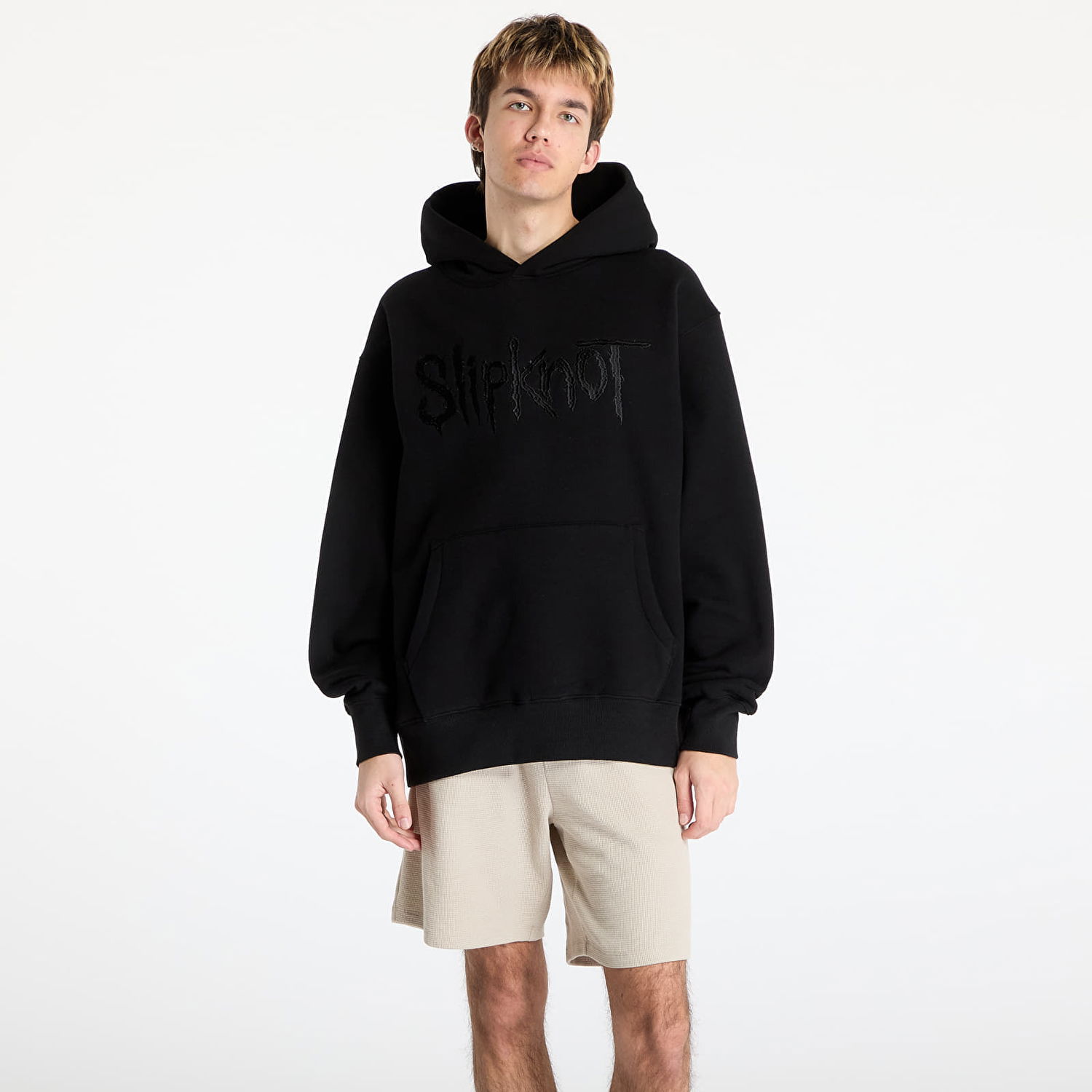 Суитчър Pleasures PLEASURES x Slipknot Debut Hoodie Черно | P25SK001 BLACK, 0