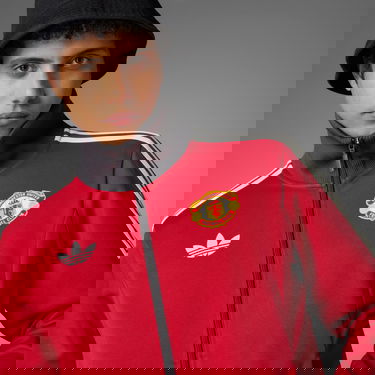Яке бомбър adidas Originals Manchester United Originals Track Jacket Червено | IY0055, 3