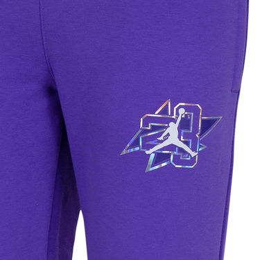 Панталони и дънки Jordan TAKE FLIGHT SNAP FLC PANT - PURPLE VENOM - Kids - Pants Jordan - Purple - 45C809-P44 - Size: S Лилаво | 45C809-P44, 3
