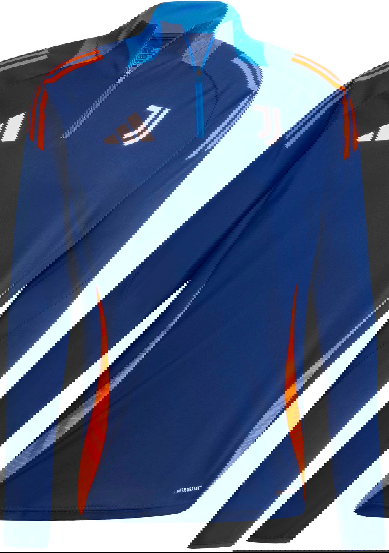 Суитчър adidas Originals Juventus Long-Sleeve Quarter-Zip AEROREADY Training Top Многоцветен | is5820, 1