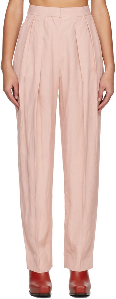 Панталони Stella McCartney Stella McCartney Pleated Trousers Розово | 6400643STA49, 0
