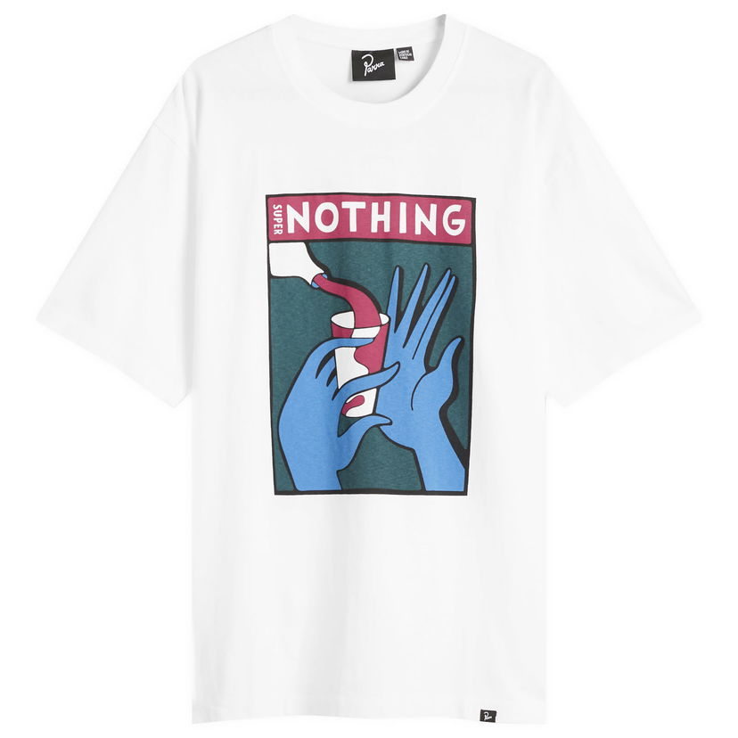 Тениска By Parra Parra Super Nothing Graphic T-Shirt Бяло | 54100-WHT