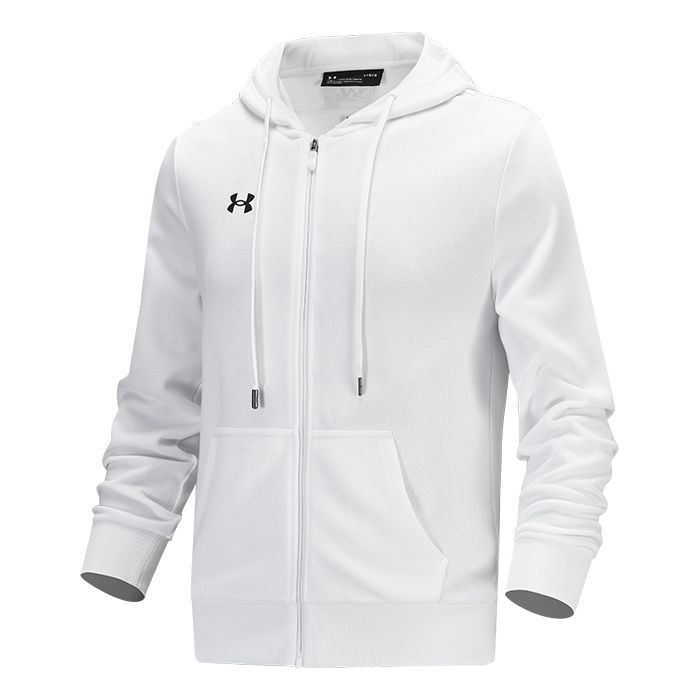 Суитчър Under Armour Fleece Full Zip Hoodie Бяло | 21600305-100, 0