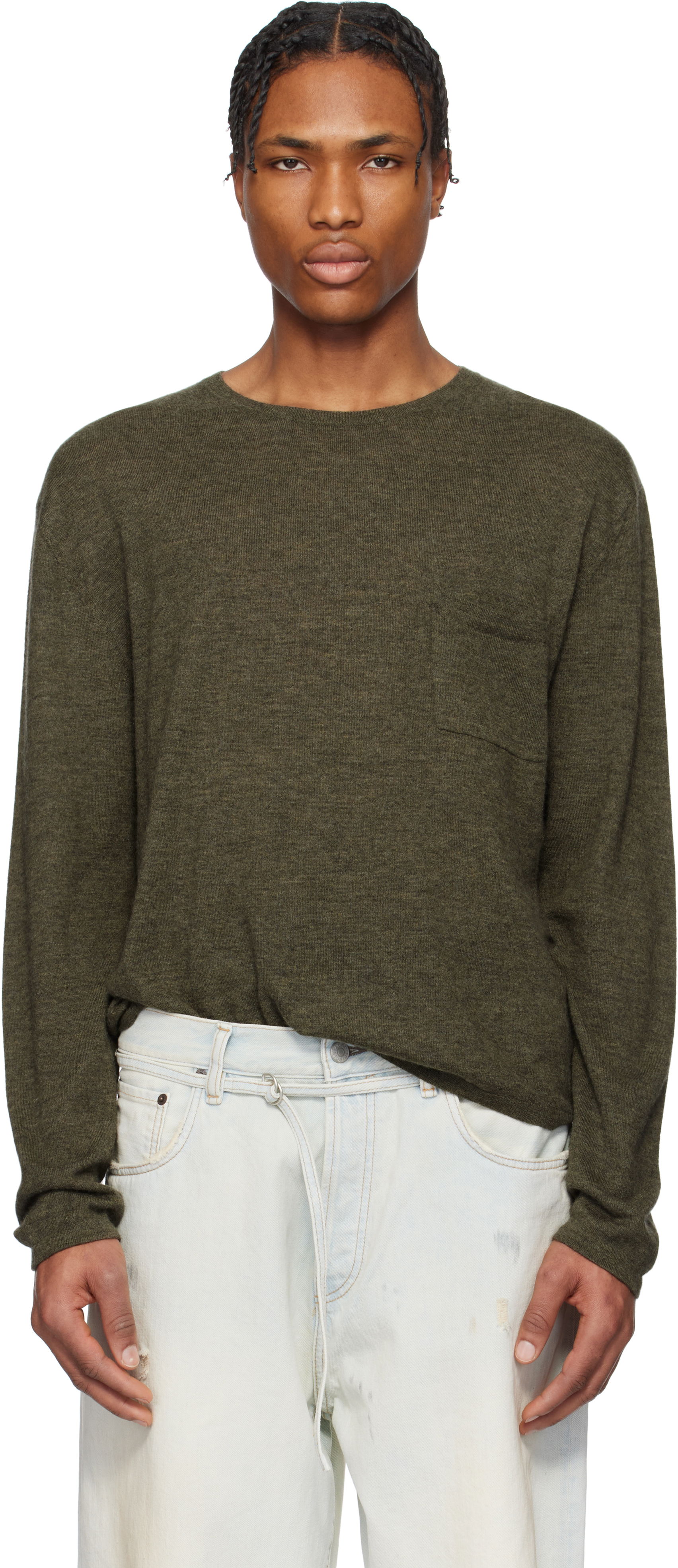 Acne Studios Cashmere Crew Neck Sweater, 0