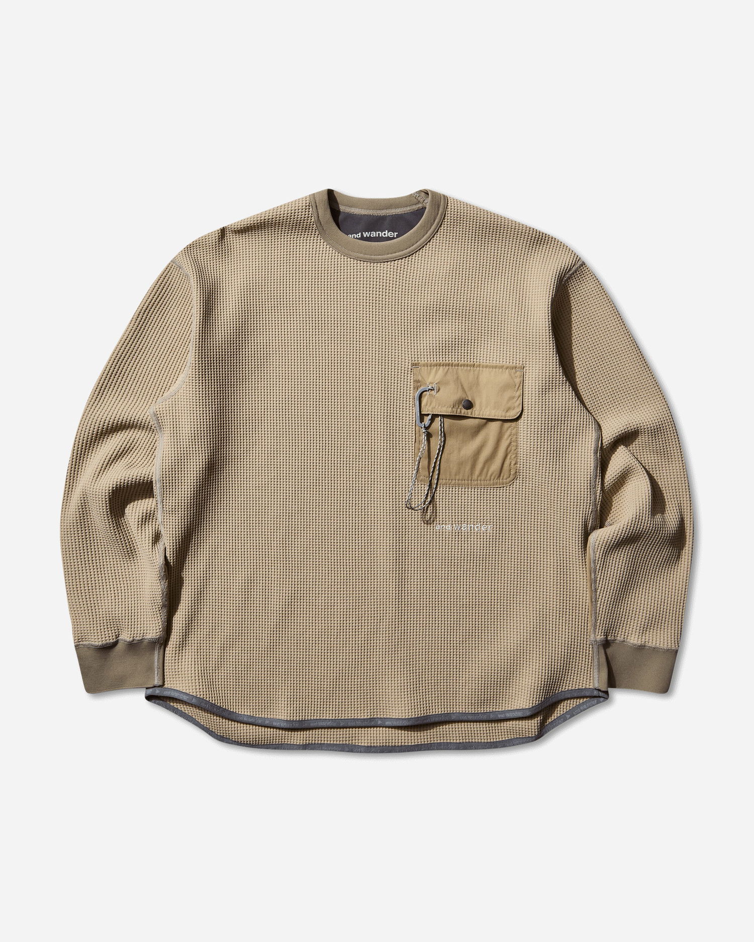 Риза and wander PE Waffle Longsleeve Top Бежово | 5745284084 040, 1