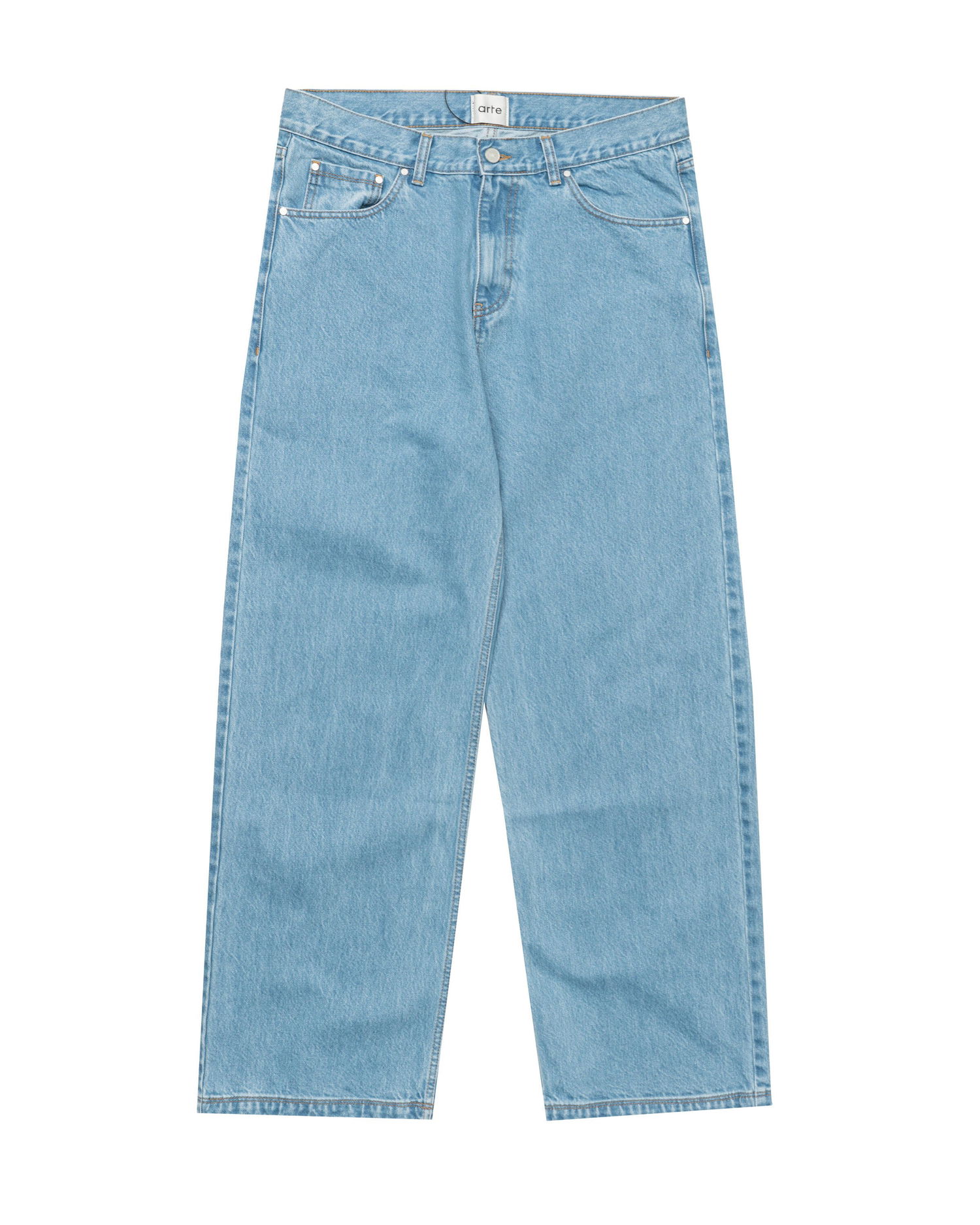 Дънки Arte Antwerp Arte Antwerp Graphic Wide Leg Jeans Синьо | AW25-080P-BLE, 0