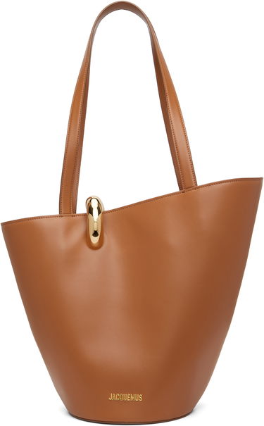 Голяма пазарска чанта Jacquemus Jacquemus 'The Bambola' Medium Tote Кафяво | 25E251BA412-3000, 0