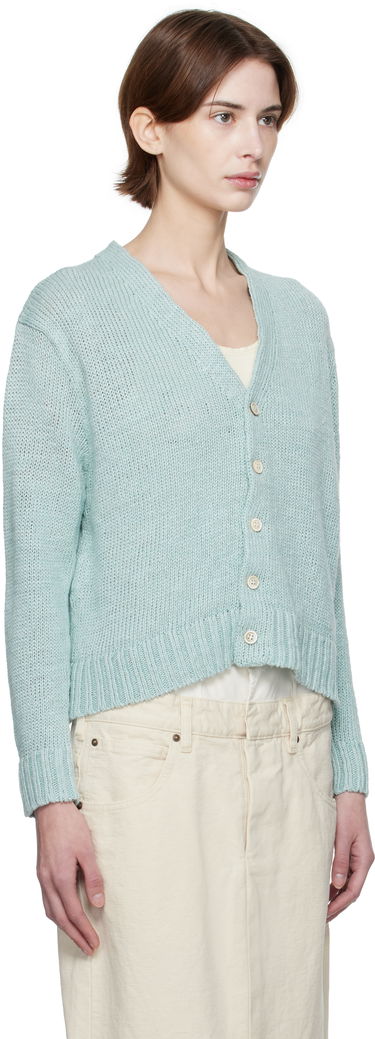 Пуловер Maison Margiela Maison Margiela Hemp Knit Cropped Cardigan Зелено | S51HP0017 M13100, 1