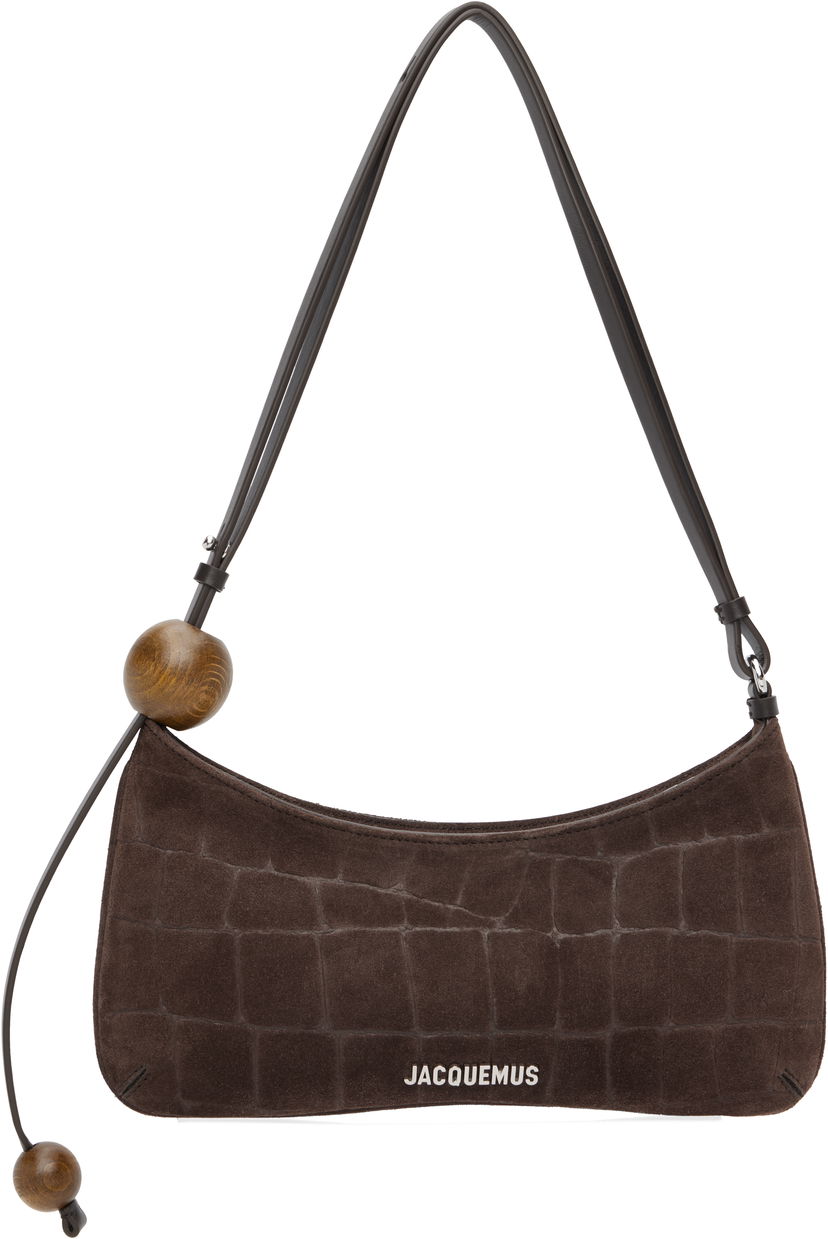 Дамска чанта Jacquemus Brown 'The Bisou Perle' Bag Кафяво | 25HBAW00057AC07A09