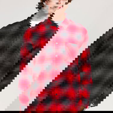 Риза Urban Classics Oversized Checked Grunde Shirt Червено | TB3799, 2