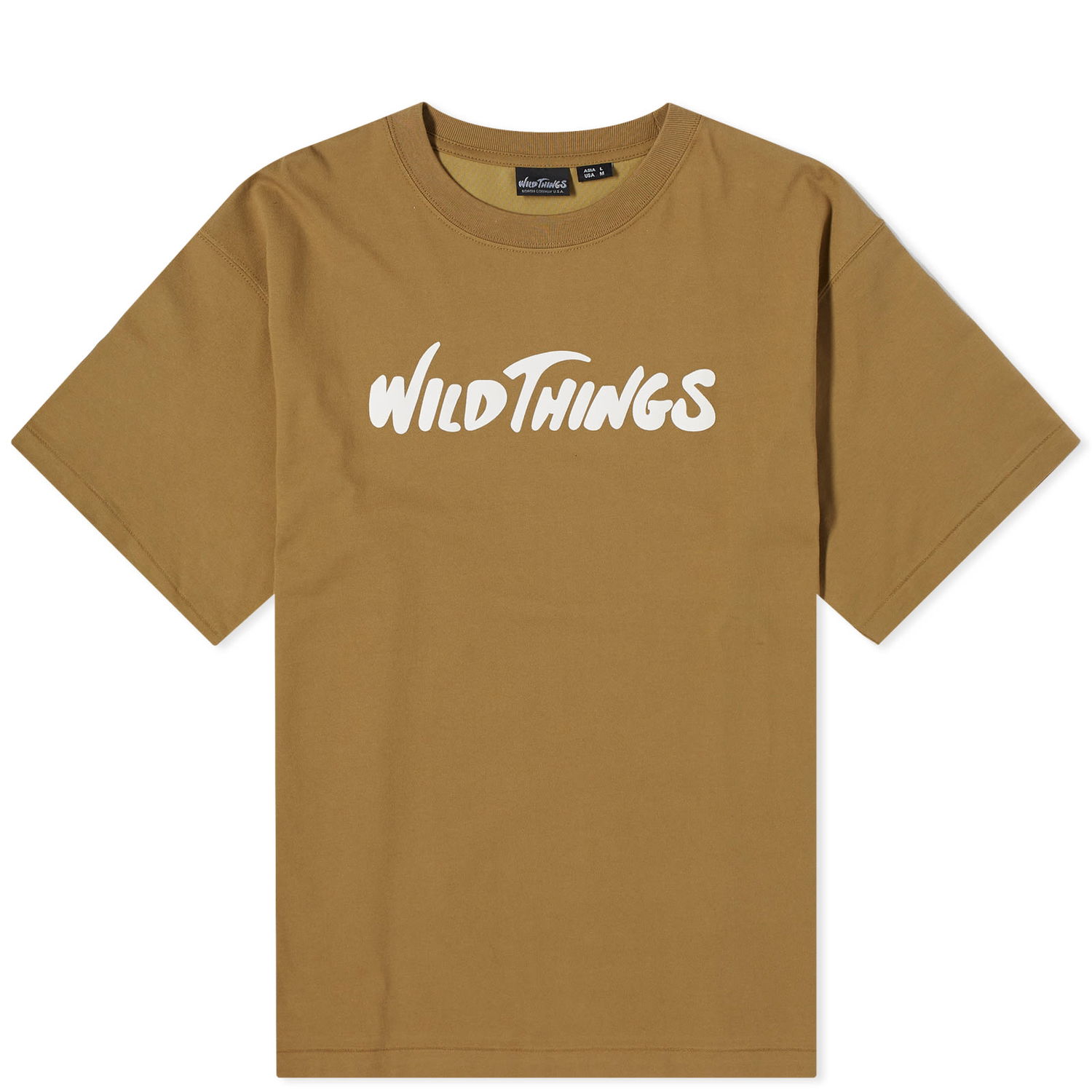 Тениска Wild things Logo T-Shirt Зелено | WT241-22-KHK, 0