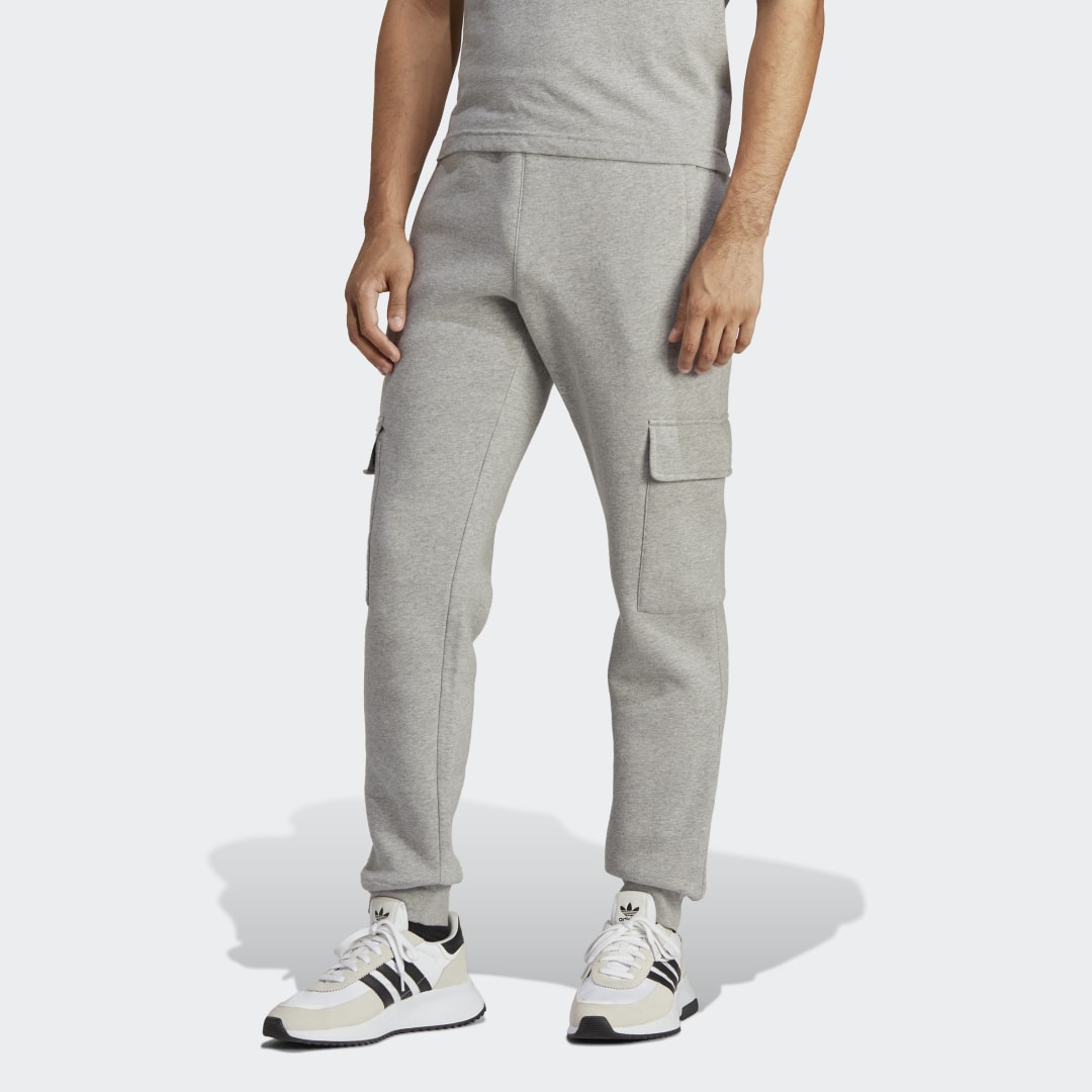 Панталони и дънки adidas Originals Trefoil Essentials Cargo Сиво | IA4782, 0