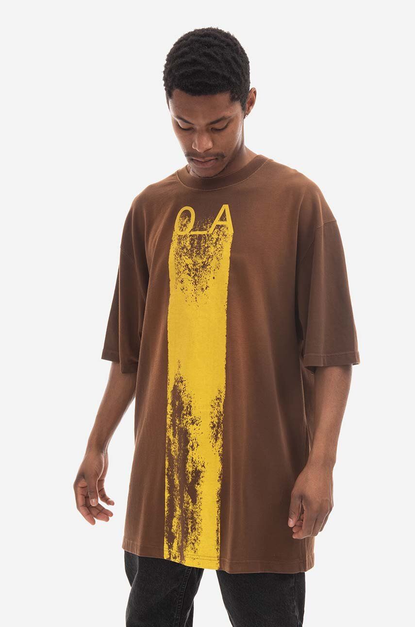 Тениска A-COLD-WALL* T-Shirt With Print Кафяво | ACWMTS093, 0
