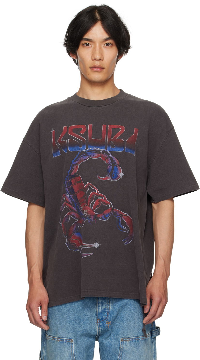 Тениска Ksubi Ksubi Venom Ekcess Graphic T-Shirt Черно | MPF25TE026