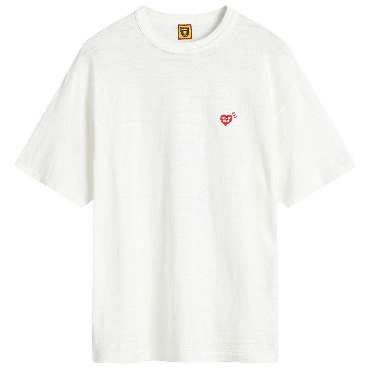 Тениска Human Made Heart Badge T-Shirt Size Large Бяло | HM28CS030-WH, 1