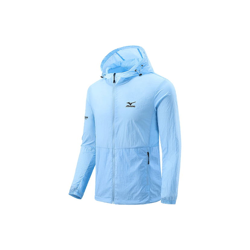 Ветровка Mizuno Men's Hooded Sports Jacket Синьо | A2CE4103